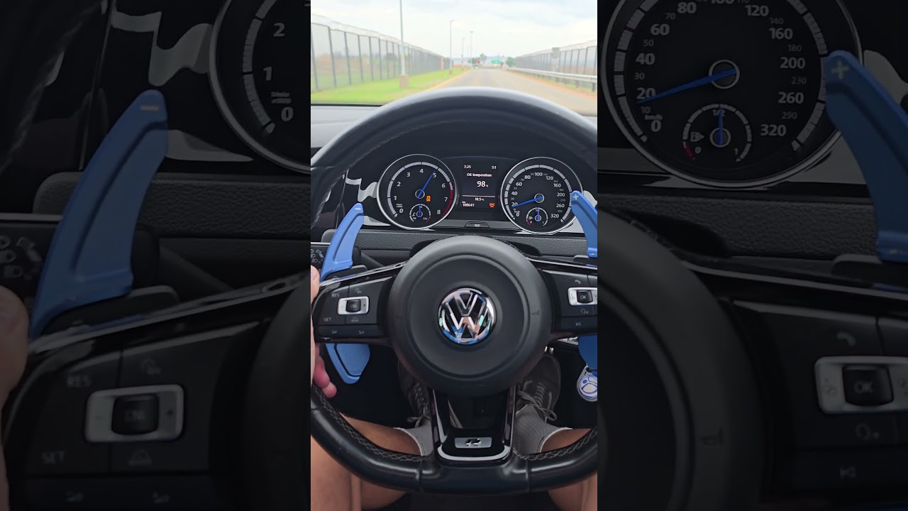 0-100 Golf 7R launch control🔥