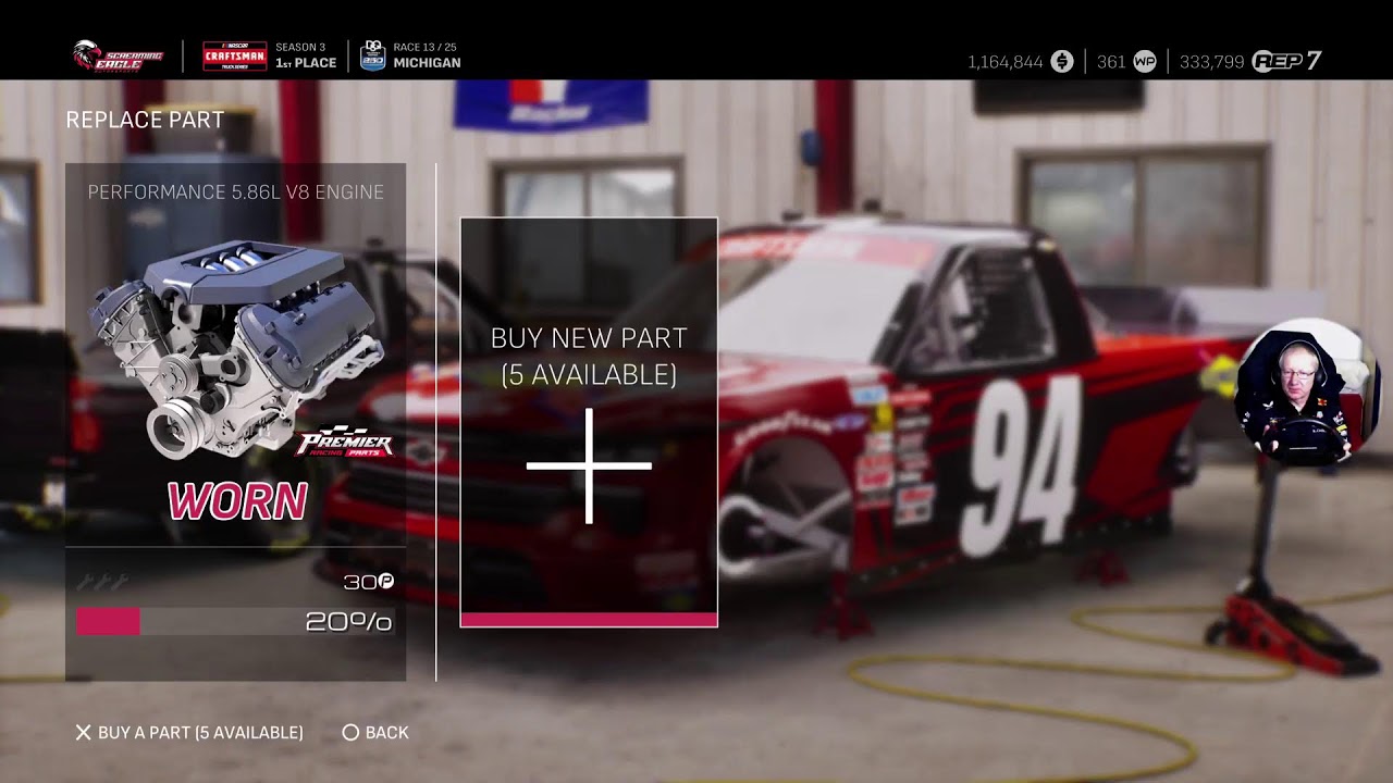 Nascar 25 Runde fünf - ab nach Nashville