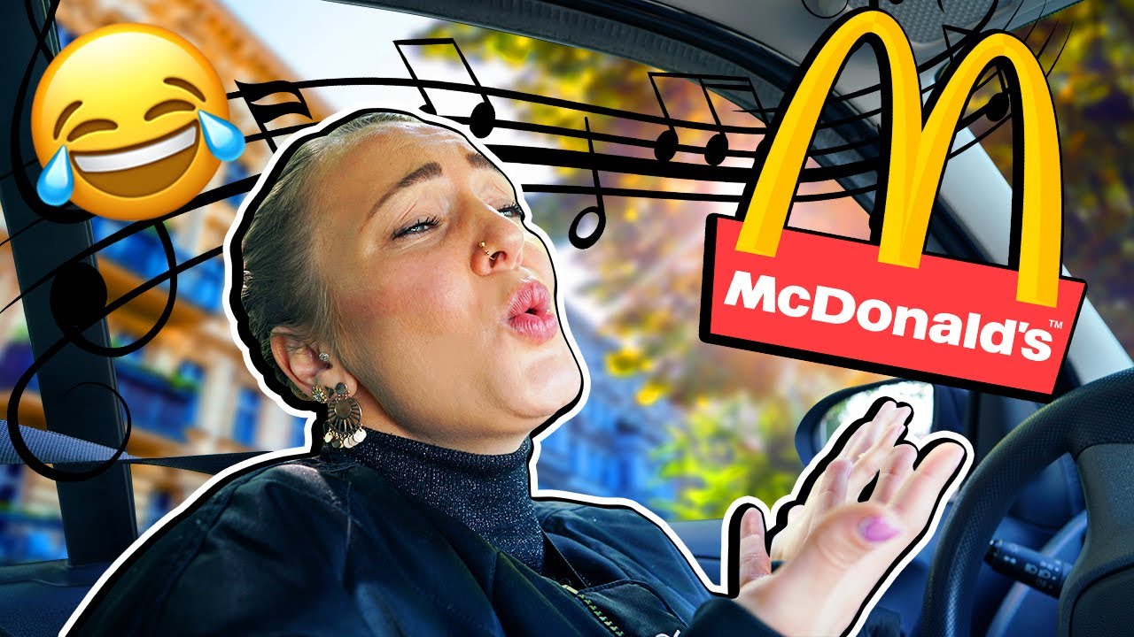 1 TAG NUR SINGEN - VERRÜCKTE CHALLENGE ! Bianca bestellt gesanglich bei MCDONALDS