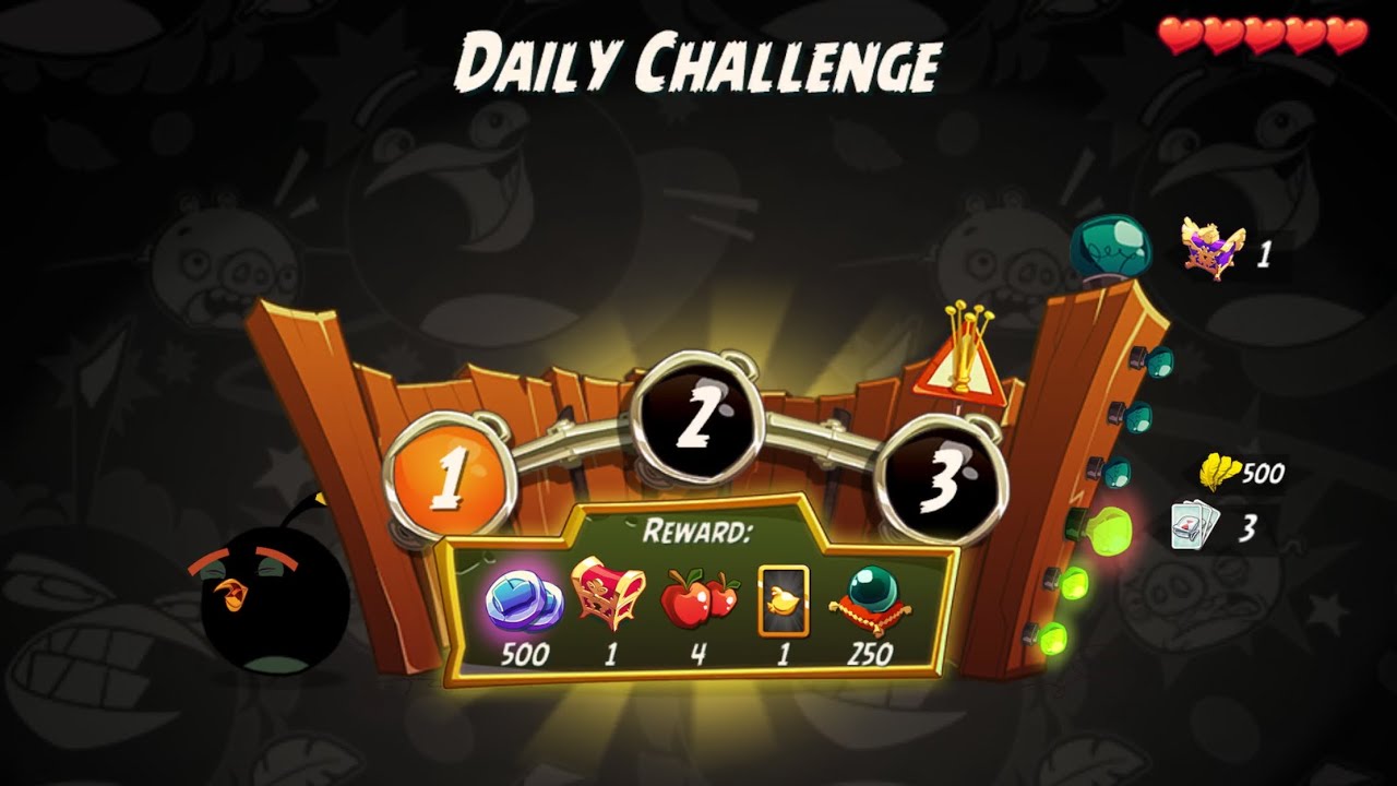 DC 4-5-6 Rooms - No Red,Blues,Chuck,Hal - Daily Challenge, Angry Birds 2
