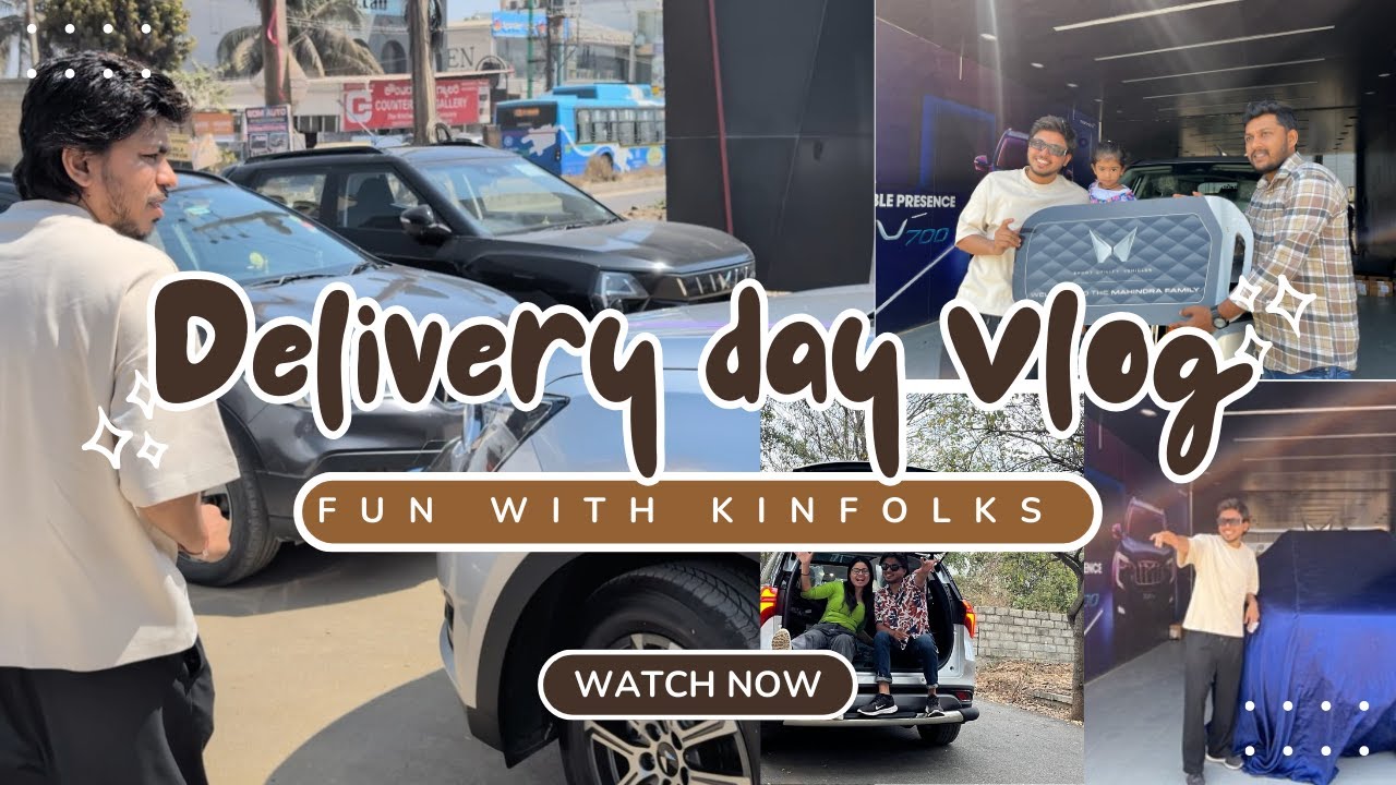 New car delivery vlog | Mahindra XUV 700 AX7L
