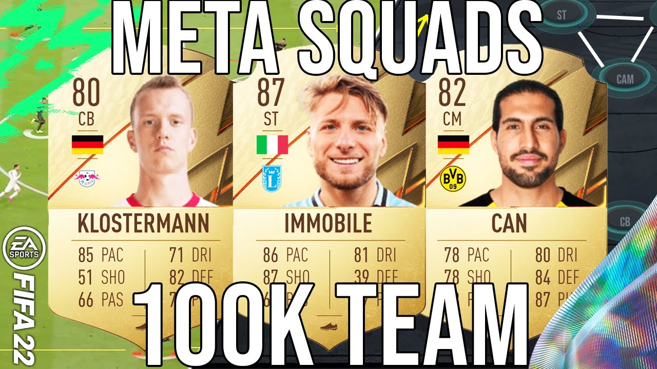 BEST META 100K TEAM STARTER SQUAD BUILDER TO GET MORE WINS! - FIFA 22