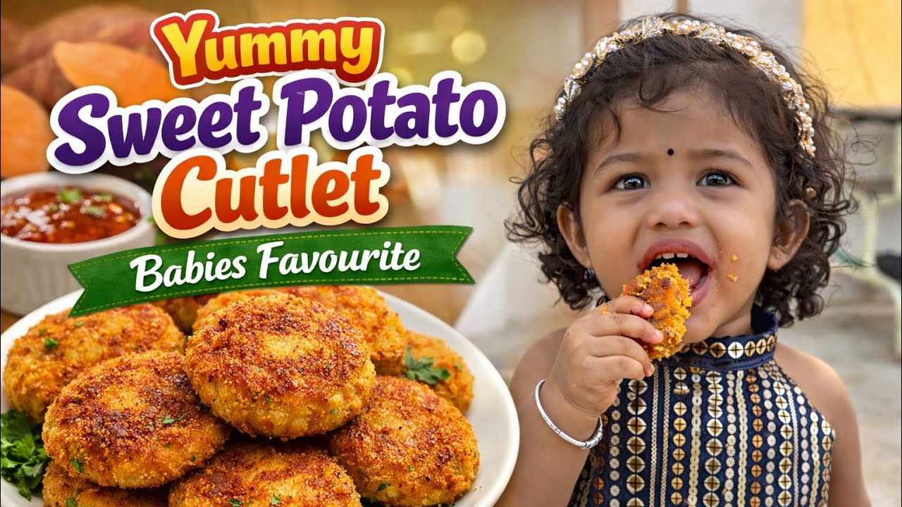 sweet potato cutlet| சக்கரவள்ளி கிழங்கு 🍠 கட்லெட் ..#food #babyfood #foodie #mom #viral #trend #reel