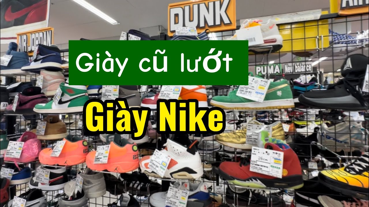 Cửa hàng 2nd street có rất nhiều giày cũ lướt xịn ,độc lạ hàng bản giới hạn ,nhận mua hàng gửi về vn