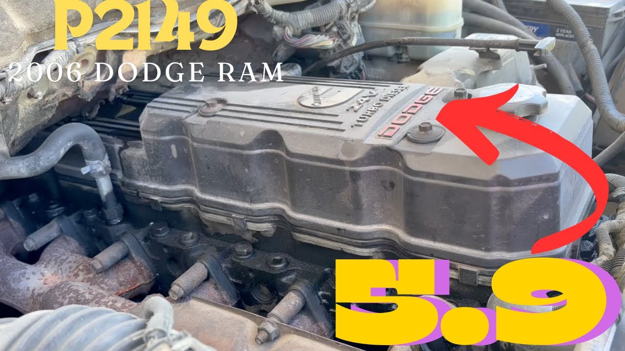 Как исправить ошибку P2149 | Dodge Ram 2500 5.9 2006 года с кодом P2149 | Замена прокладки клапан...