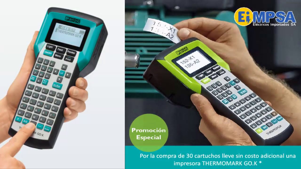 EIMPSA trae la Impresora Phoenix Contact THERMOMARK GO K