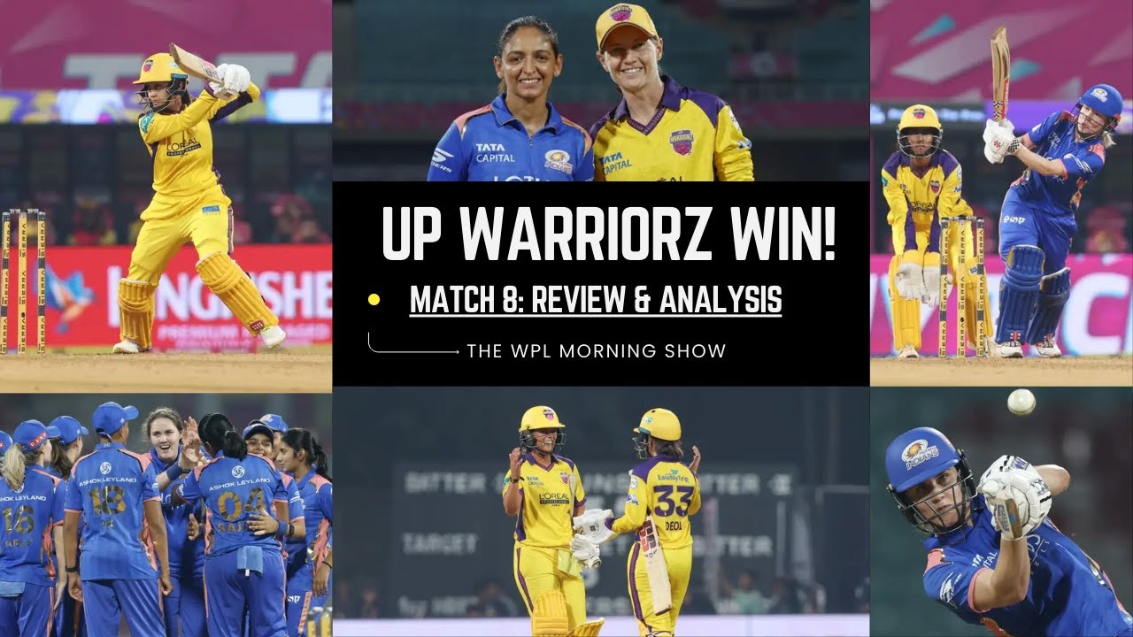 🚨 The WPL Morning Show | Harleen Deol’s Redemption Arc vs MI | Match 8 Review ft. Shajin