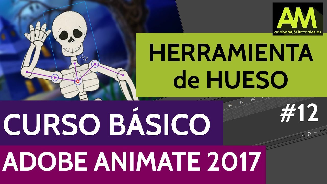 ADOBE ANIMATE CC | HERRAMIENTA HUESO