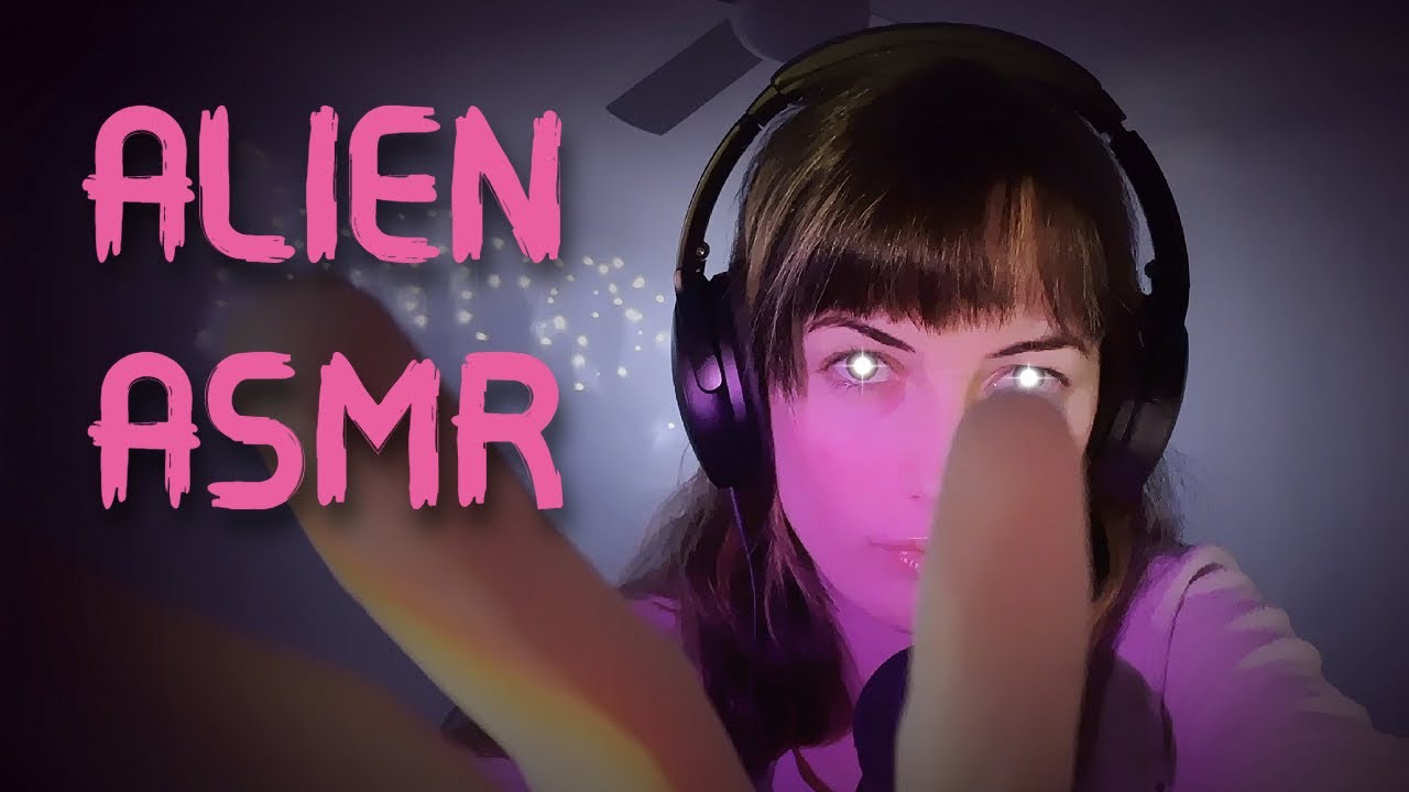 Pink Alien gives you Head Scratches (Personal attention, Mic scratching, Stuttering, Hair brushing)