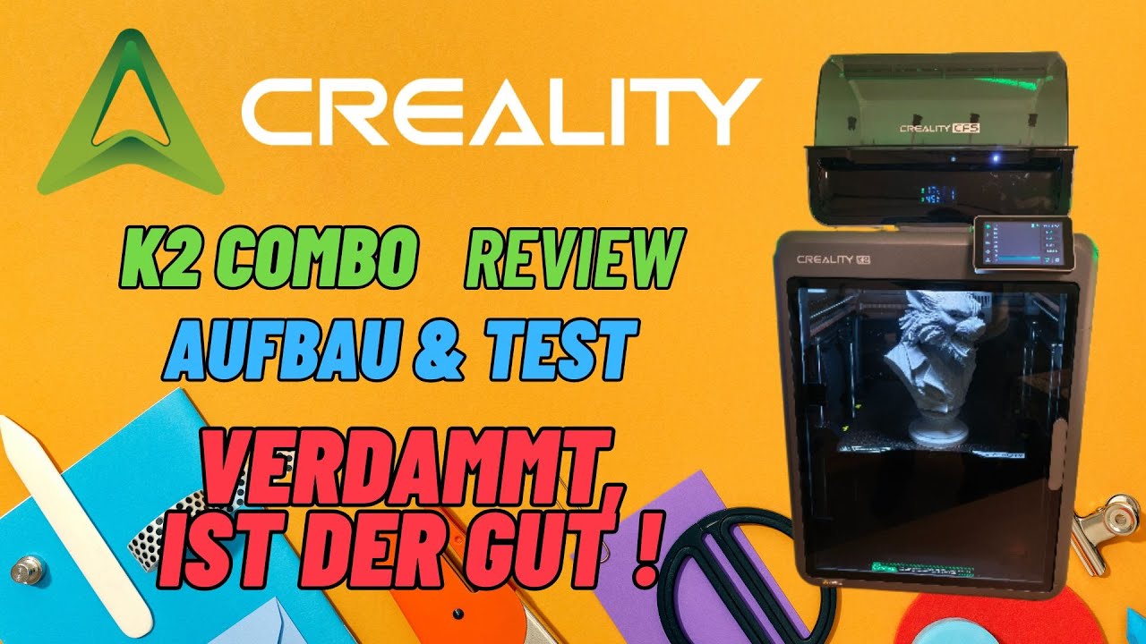 Creality K2 Combo Review - Verdammt, ist der GUT ! 😀👍