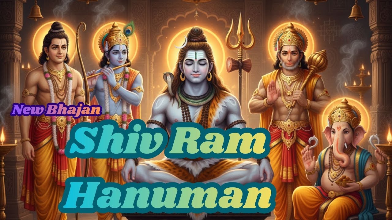Divya Chaar Shakti Mantra | Shiva Ram Krishna Hanuman Ek Saath | Powerful Bhajan Mantra