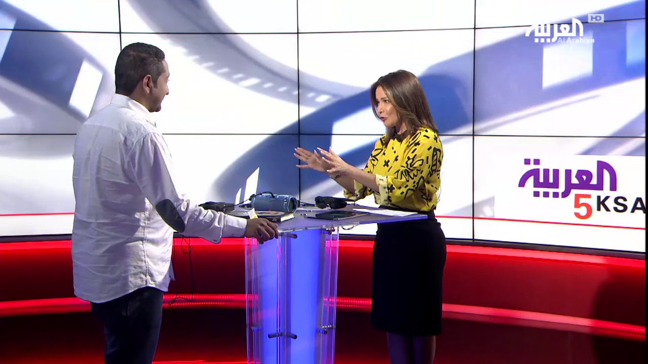 لقاء قناة العربية الاخبارية مع نظارة الامل الذكية للمكفوفين