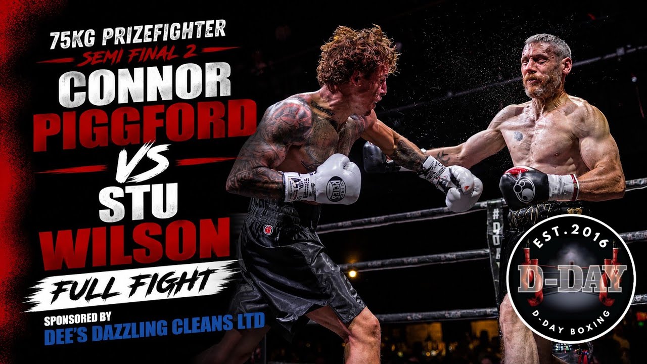 Connor Piggford vs Stu Wilson | 75KG Prizefighter Semi Final 2 | Sponsored by Dee&rsquo;s Dazzling Cleans