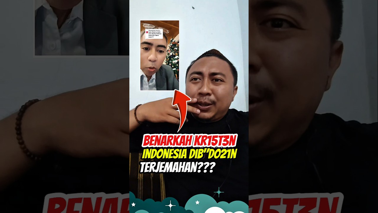 benarkah kr15t3n dib*do21n oleh terjemahan ?