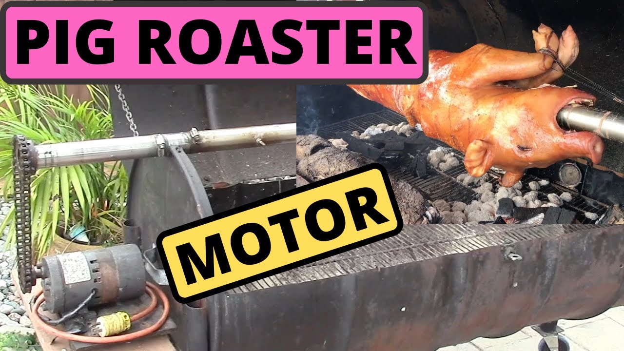 Pig Roaster Electric Motor.