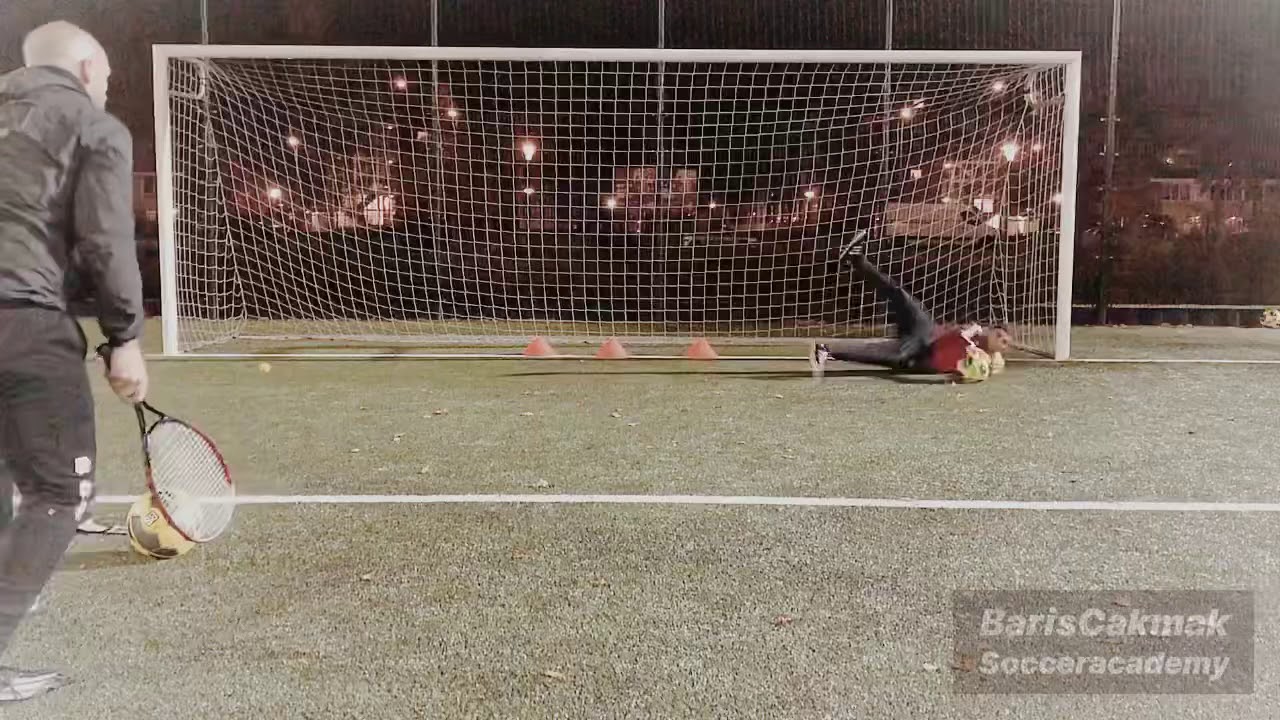 Goalkeeper training reflection test