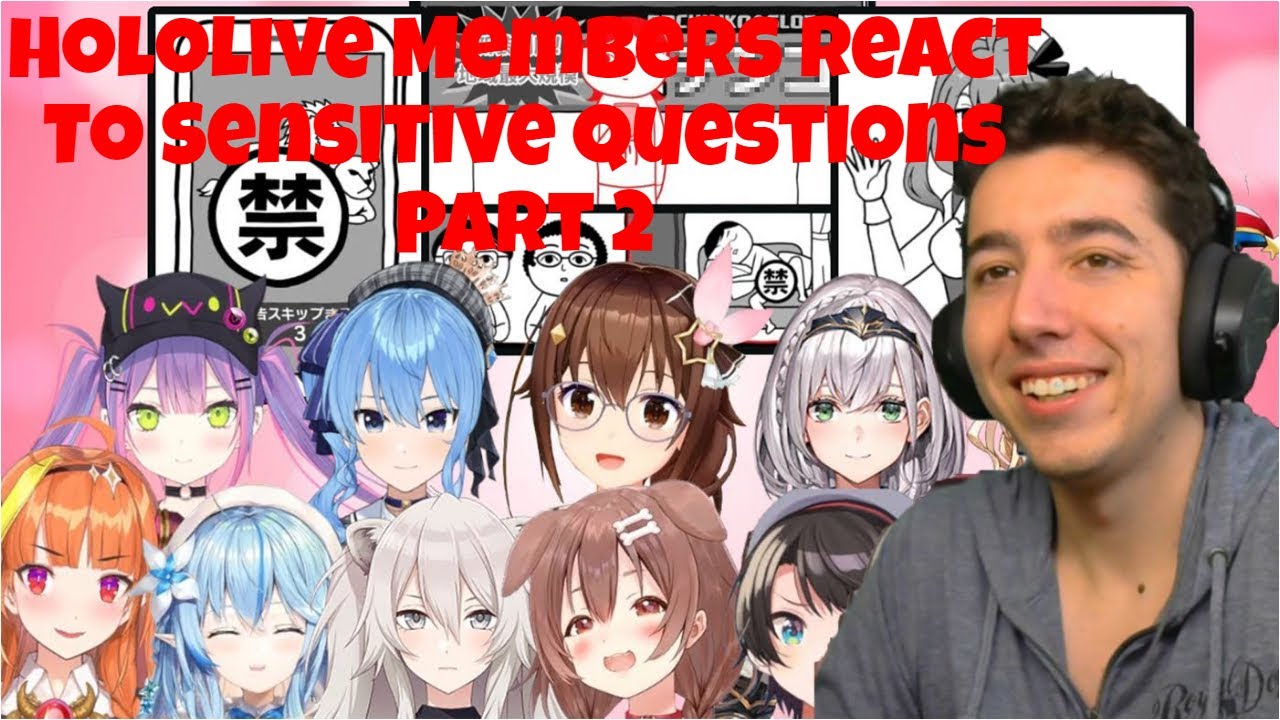 Reacting to Hololive Members React To Sensitive Questions Part 2【Kuuki Yomi 3】