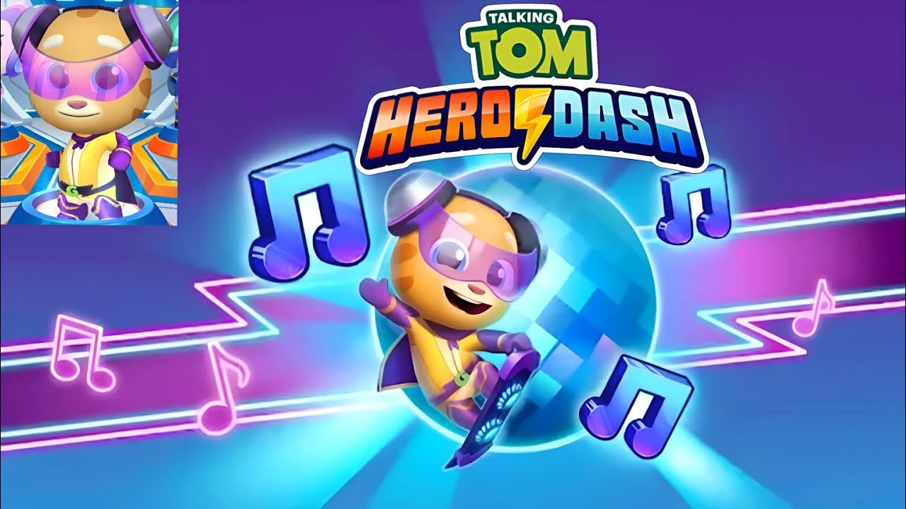🦸‍♂️⚡️🤩 NEW Talking Tom Hero Dash Rockstar Gameplay Android,ios ¿ Best Funny ?