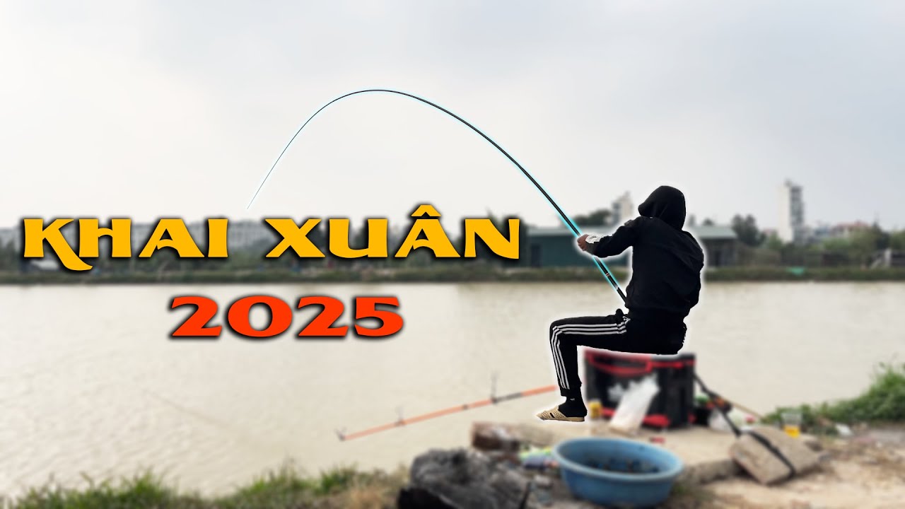 KHAI CẦN ĐẦU NĂM VỚI TRẮM ĐEN LẬT VỢT HỒ NƯỚC ĐỤC | VIETNAM FISHING TV