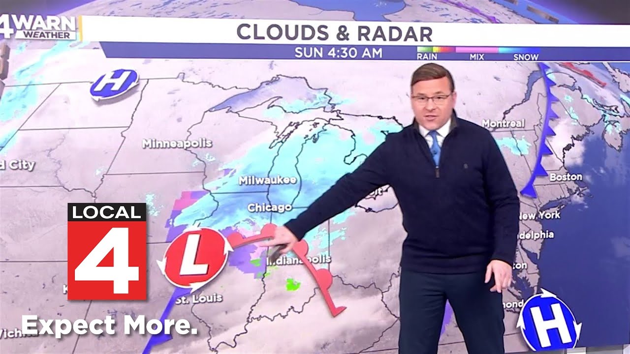 Metro Detroit weather forecast Dec. 7, 2025 -- 7:45 a.m. Update