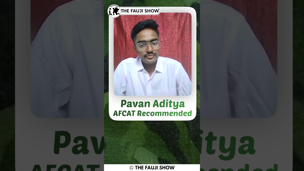 Preparing English for NDA/CDS Written Examination !! ft AFCAT Recommended Candidate Pavan