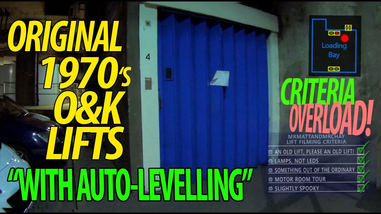 Original 1970s O&K lifts with "auto-levelling" ...it's CRITERIA OVERLOAD!