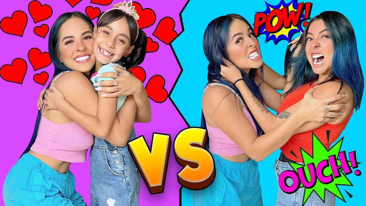 PELEAS DIVERTIDAS ENTRE HERMANAS *Nunca se habían agarrado así* 😨😳 | @Karla Bustillos