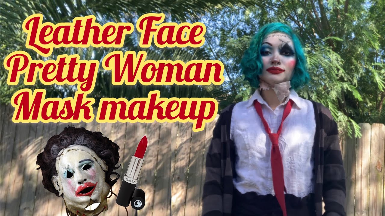 Leather Face// Pretty Woman Mask Makeup Tutorial 💄