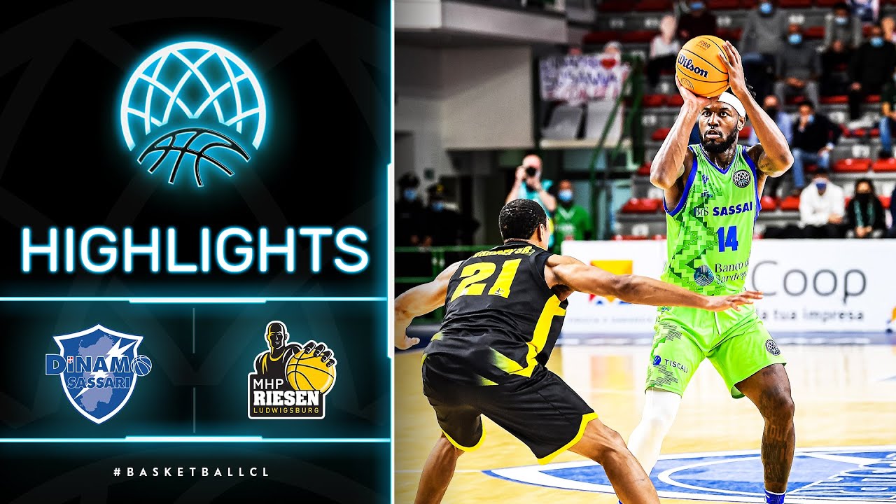 Banco Di Sardegna Sassari v MHP Riesen Ludwigsburg - Highlights | Basketball Champions League 21-22