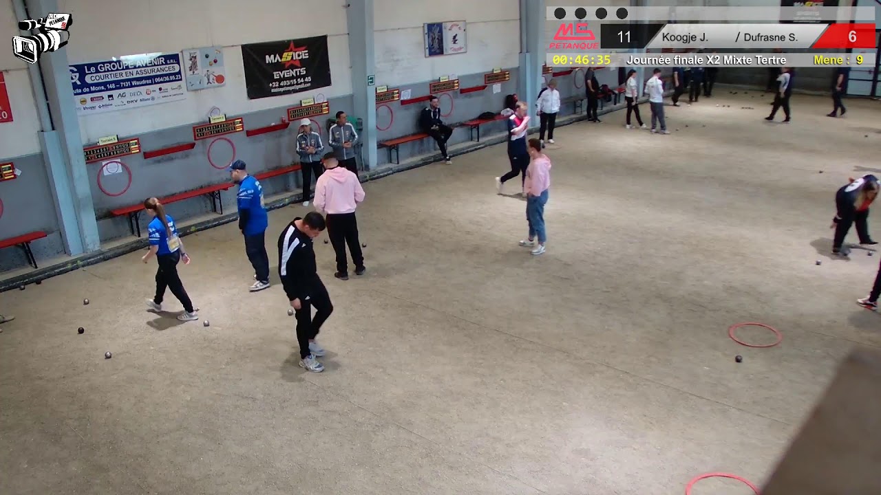 P&eacute;tanque Finale X2 Mixte Tertre 1/8 finale