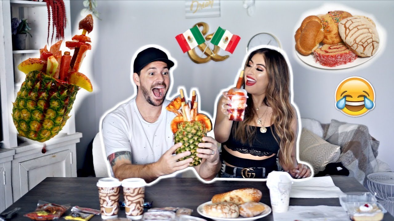 WHITE HUSBAND TRIES MEXICAN SNACKS PART 2 *HILARIOUS*