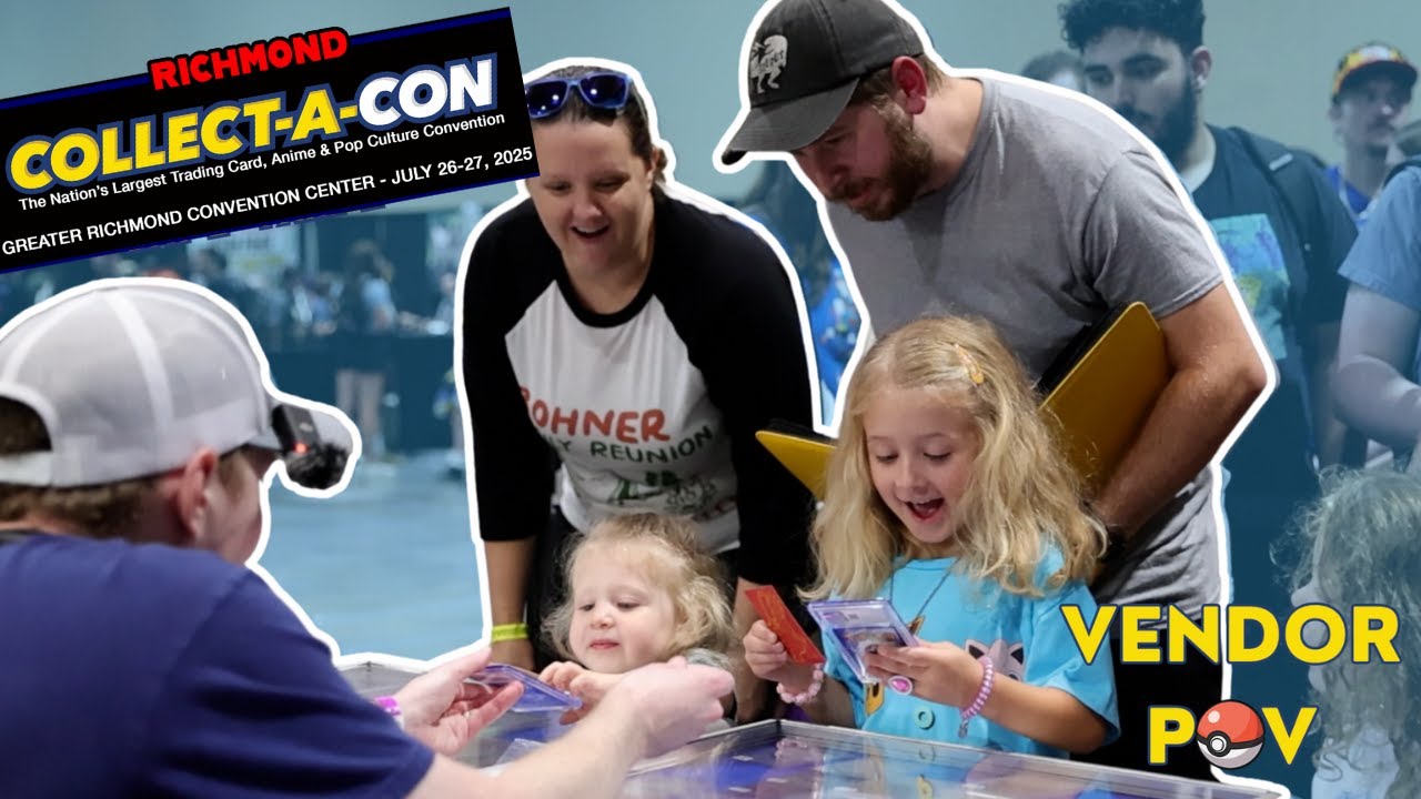 Pokémon Cards Bring Everyone Together at Richmond Collect A Con | Vendor POV