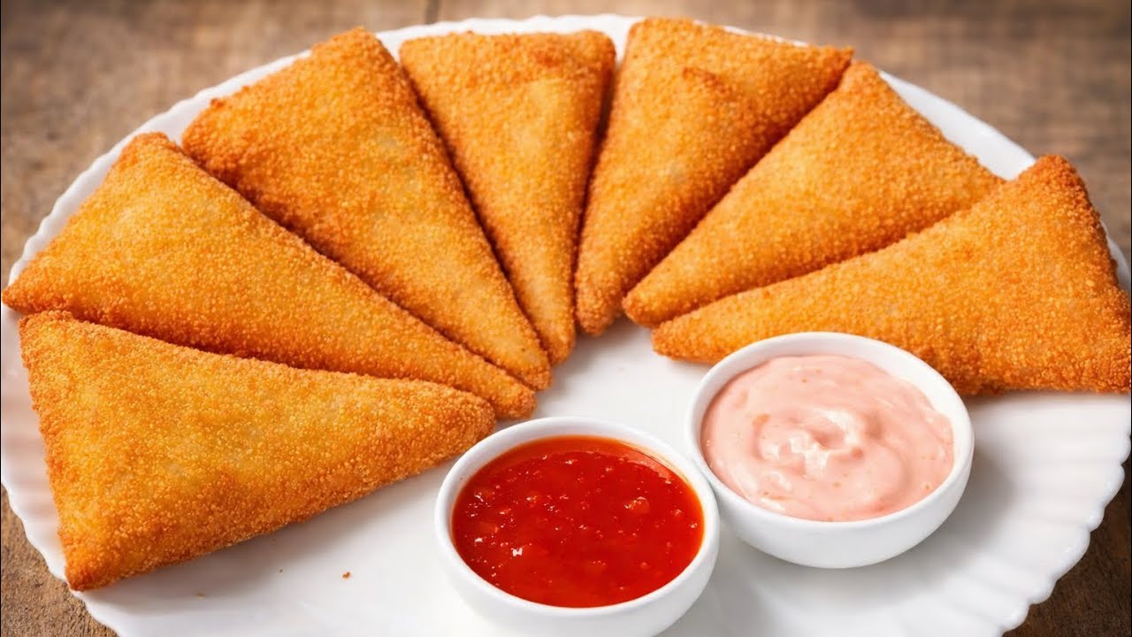 Ramzan Special Snack Recipe | Street Style Crispy Chicken Cone Samosa | Easy & Super Crunchy Recipe