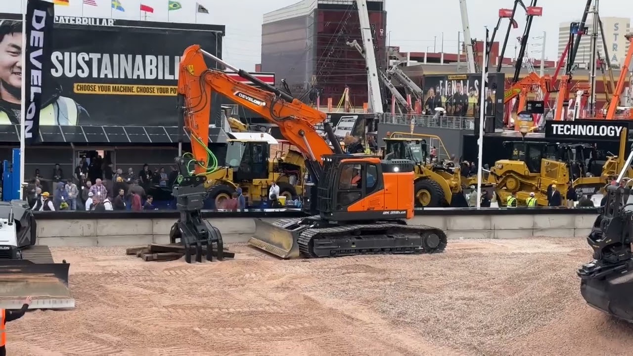 DEVELON Demonstration at Conexpo-Con/AGG 2023