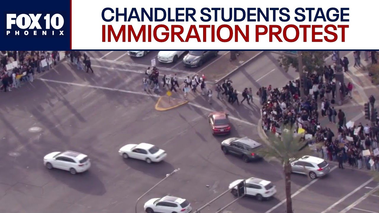 Valley students stage walkout in protest of ICE | FOX 10 Phoenix