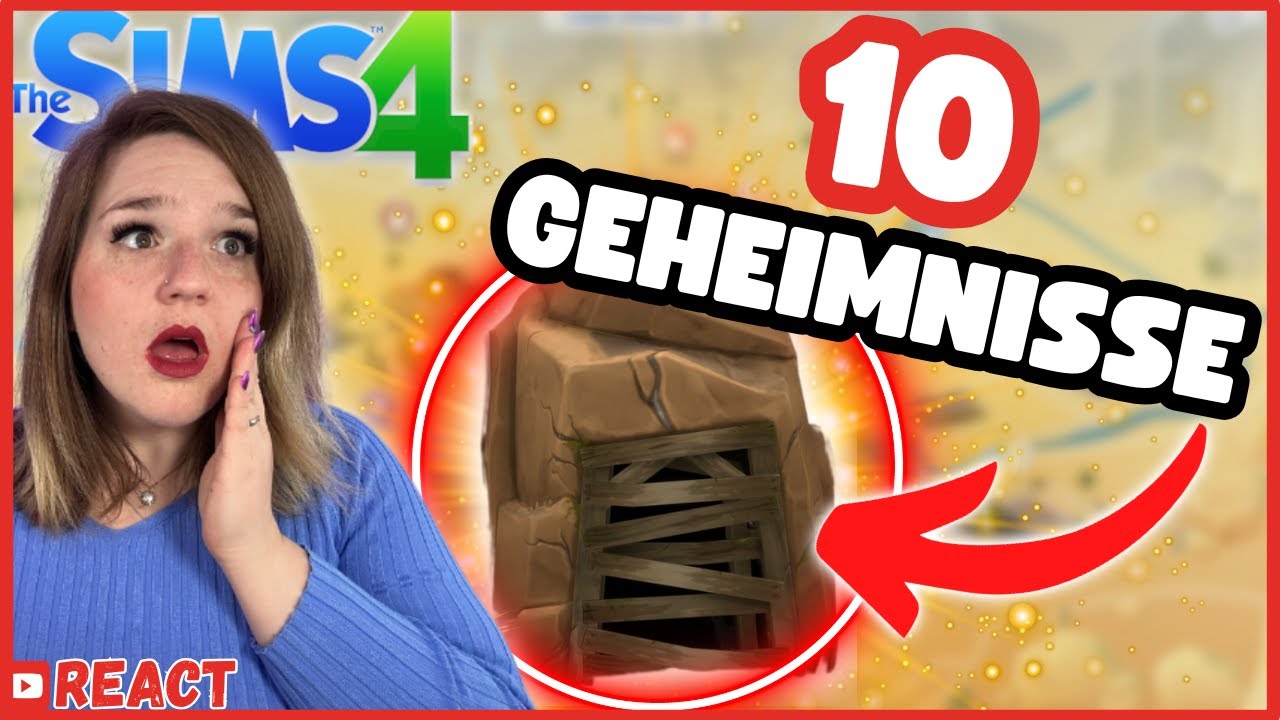 10 versteckte Geheimnisse in Die Sims 4 – Wusstest du das?😱│REACTION