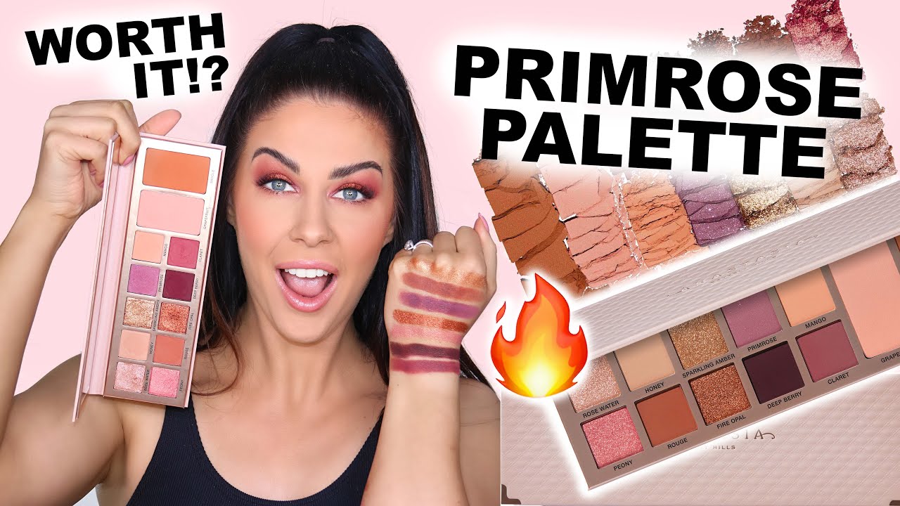 ANASTASIA BEVERLY HILLS PRIMROSE PALETTE! EYE LOOKS, SWATCHES & DUPES!! IS IT WORTH IT???