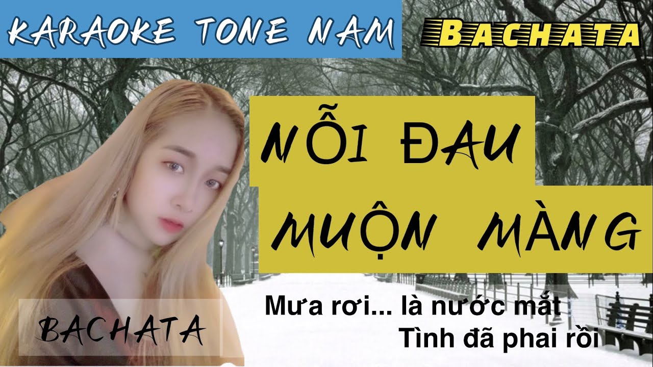 Karaoke NỖI ĐAU MUỘN M&Agrave;NG  bachata TONE NAM | Nhạc Sống C&ocirc;ng Nguyễn