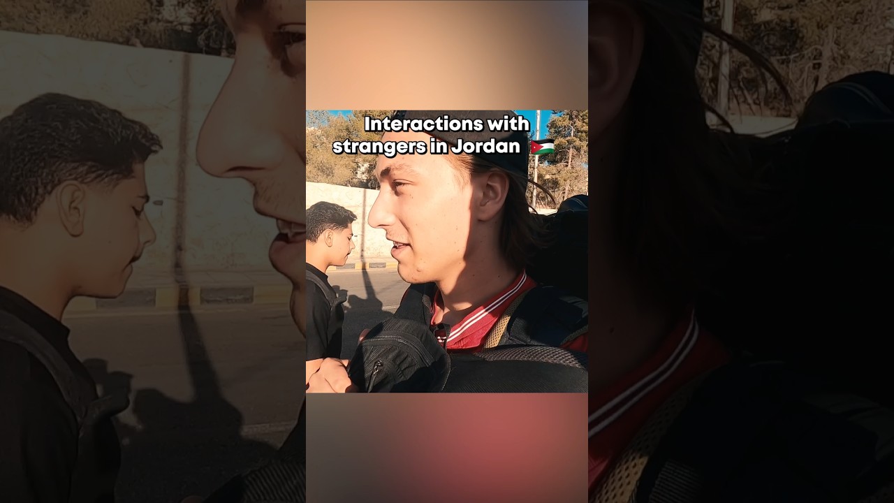 Interactions with strangers in Jordan! 🇯🇴 #travel #jordan
