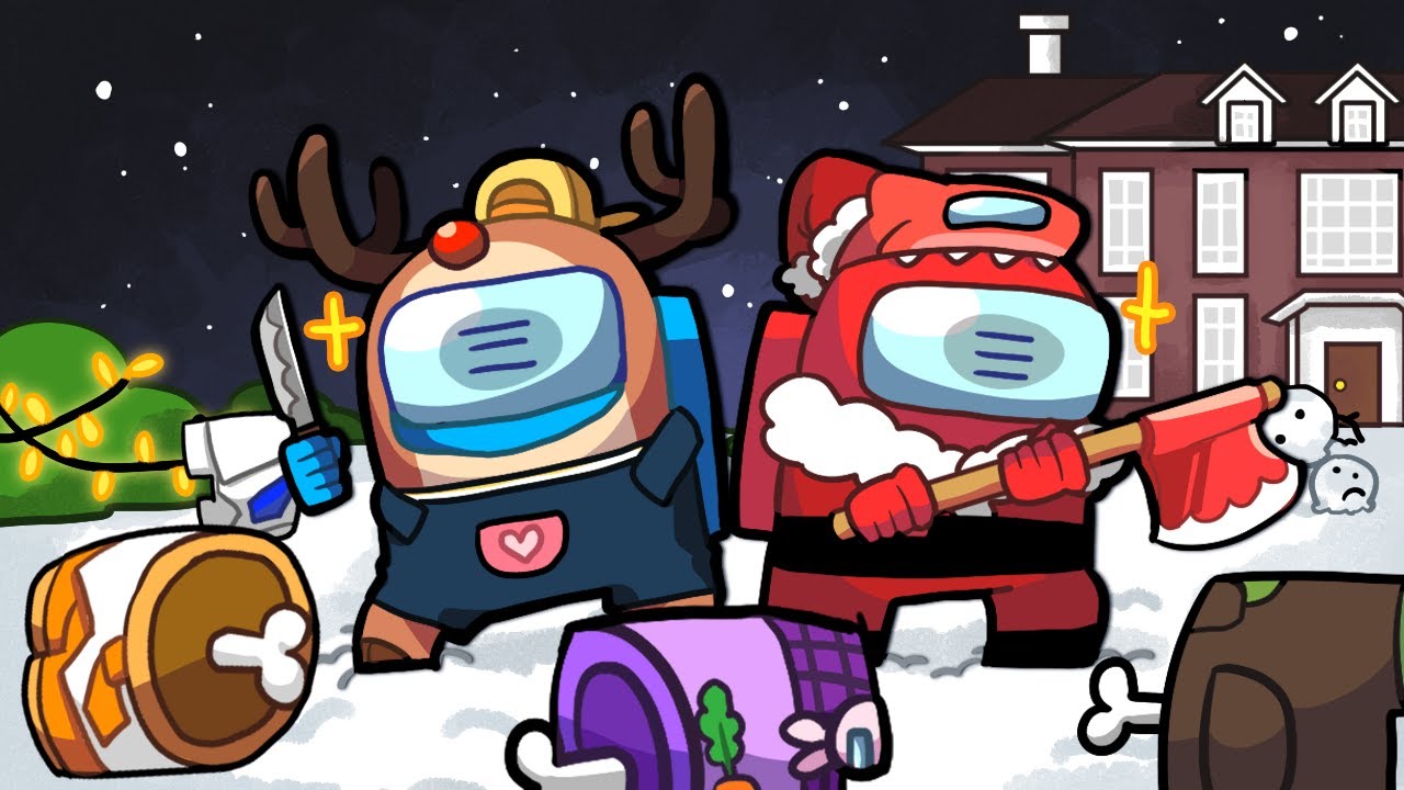 크리스마스 스킨 끼니까 겁나 잘함 ㅋㅋ *어몽어스*🎅🎄🎁