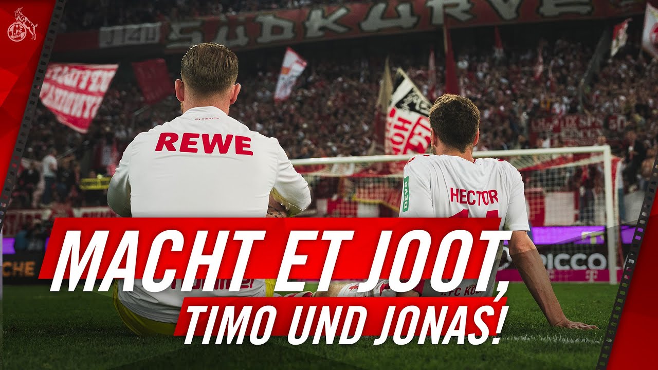Abschiedsvideo f&uuml;r Timo HORN und Jonas HECTOR | 1. FC K&ouml;ln