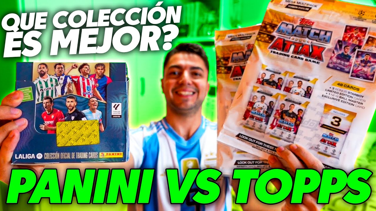 MATCH ATTAX 🇪🇺​ vs MEGACRACKS LA LIGA 🇪🇸 ¿QUÉ COLECCIÓN ES MEJOR?