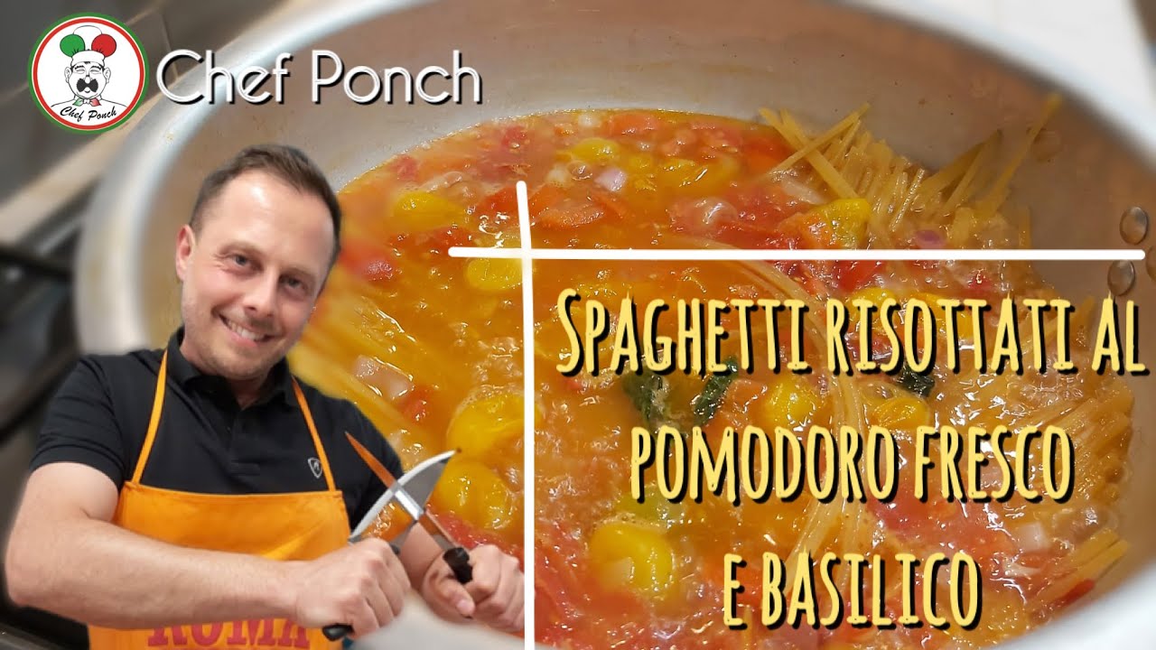 SPAGHETTI RISOTTATI AL POMODORO FRESCO & BASILICO🍅- estate non ti temo 🤪
