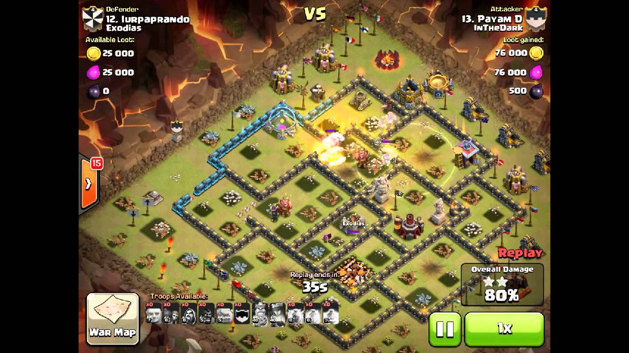 Clash of Clans - Sick Hog attacks!!!