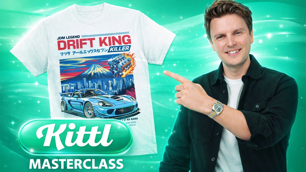 T-Shirt Design erstellen mit KITTL - SCHNELLKURS (TEIL 1)