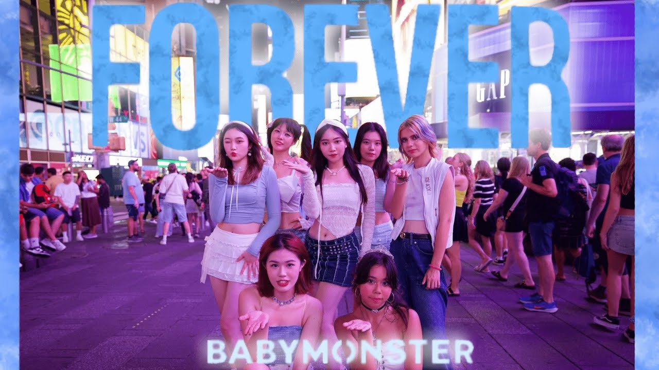 [4K] [KPOP IN PUBLIC Times Square] BABYMONSTER (베이비몬스터) - ‘FOREVER’ Dance Cover By Echo Dance Crew