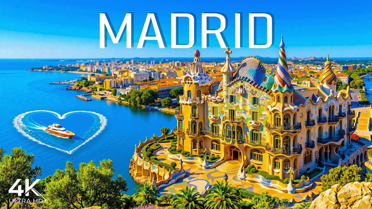 MADRID 4K | Royal Palace & Plaza Mayor Aerial Views That Will Take Your Breath Away