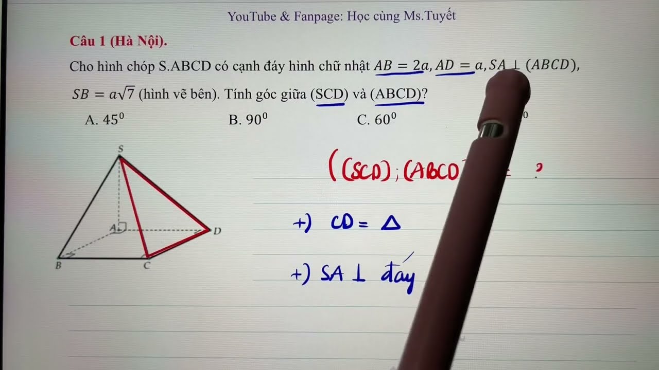 Toán 11.CĐ4. T10.1. Tính góc giữa hai mặt phẳng (P1) - trích đề thi HK