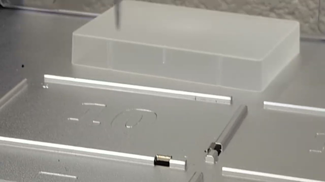 Transferring 20 uL of water using an automated liquid handling robot (OT-2)