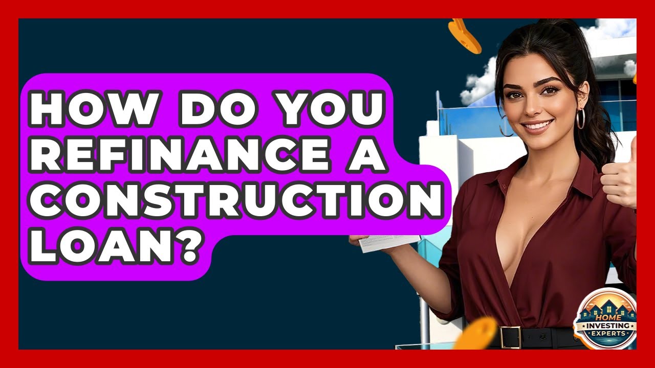 How Do You Refinance A Construction Loan? - Home Investing Experts